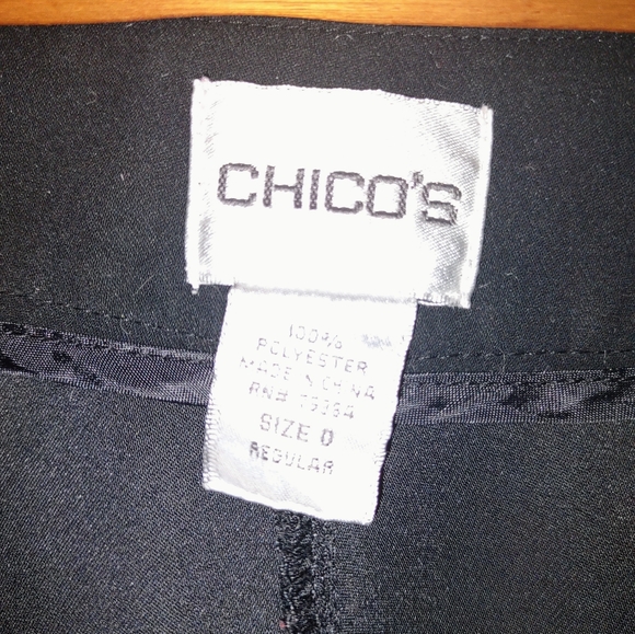 Chico's silky dress pants size zero (small). Inseam 33! - Picture 6 of 7